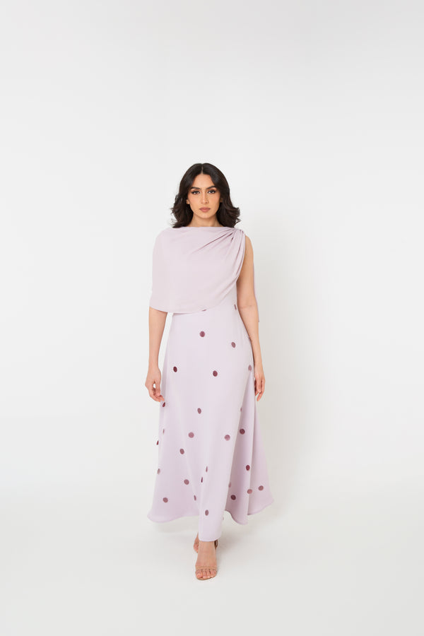 Dusty Rose Midaxi dress