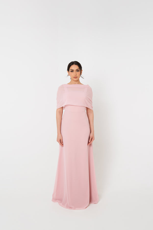 Pink maxi dress